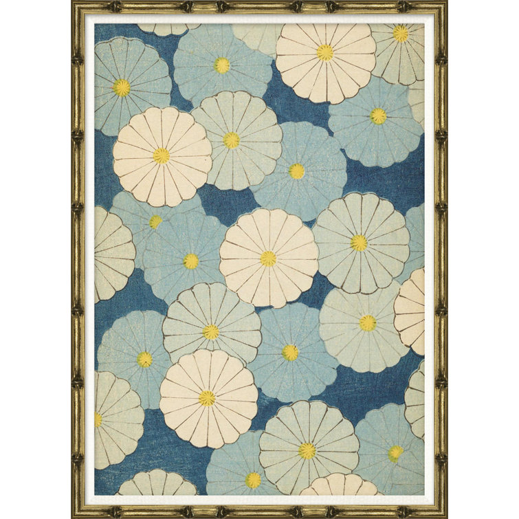 Asian Textile Patterns Picture Frame Graphic Art Joss & Main